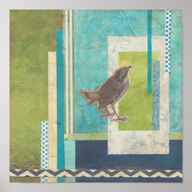 Aviär skrapbok II Poster (Framsidan)