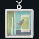 Aviär skrapbok II Silverpläterat Halsband<br><div class="desc">Djur</div>