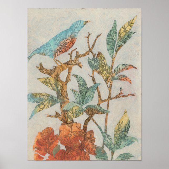 Aviary Collage I Poster (Framsidan)