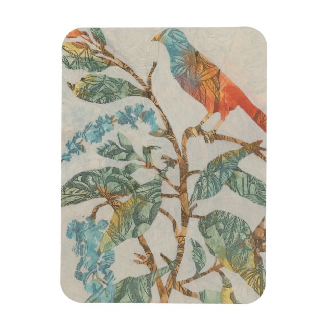 Aviary Collage II Magnet (Vertikal)
