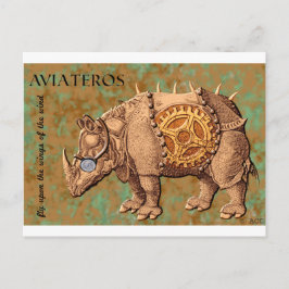 Aviateros (Aviator Rhinoceros) Vykort
