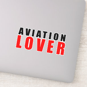 Aviation älskare klistermärken
