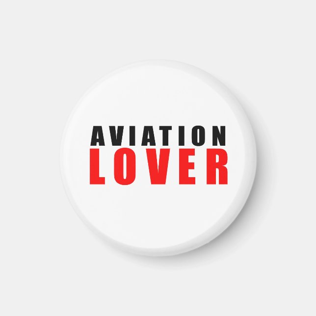 Aviation älskare magnet (Framsidan)