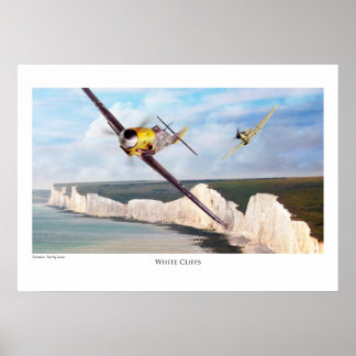 Aviation Artポスター"Messerschmitt Bf 109" Poster