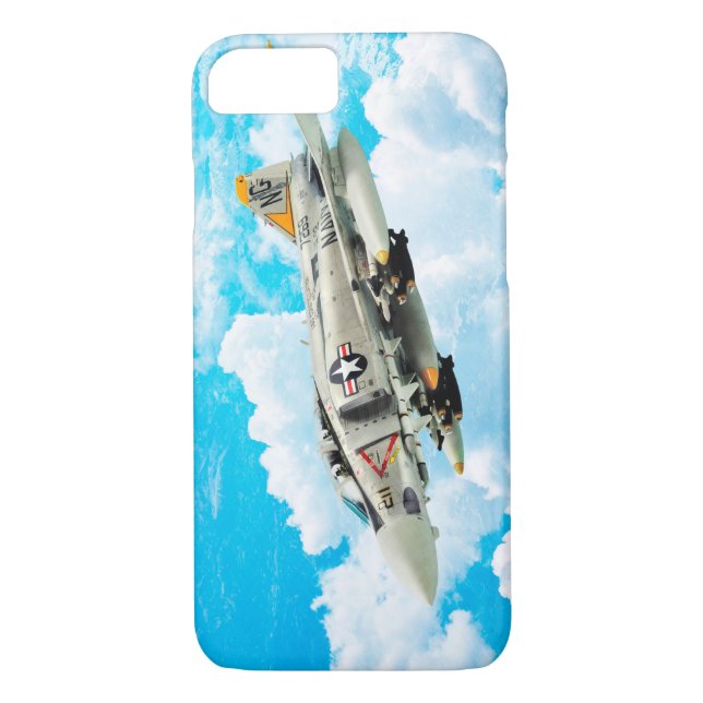 Aviation Art Device Cass  "F- 4 Phantom II" Case-Mate iPhone Skal (Baksida)