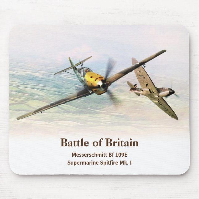 Aviation Art Mousepad "Battle of Britain" Musmatta (Framsidan)