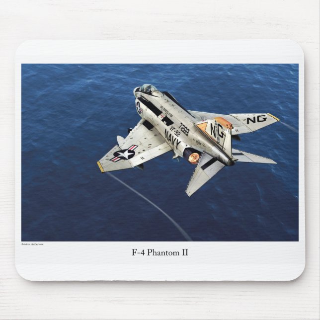 Aviation Art Mousepad "F-4 Phantom II " Musmatta (Framsidan)