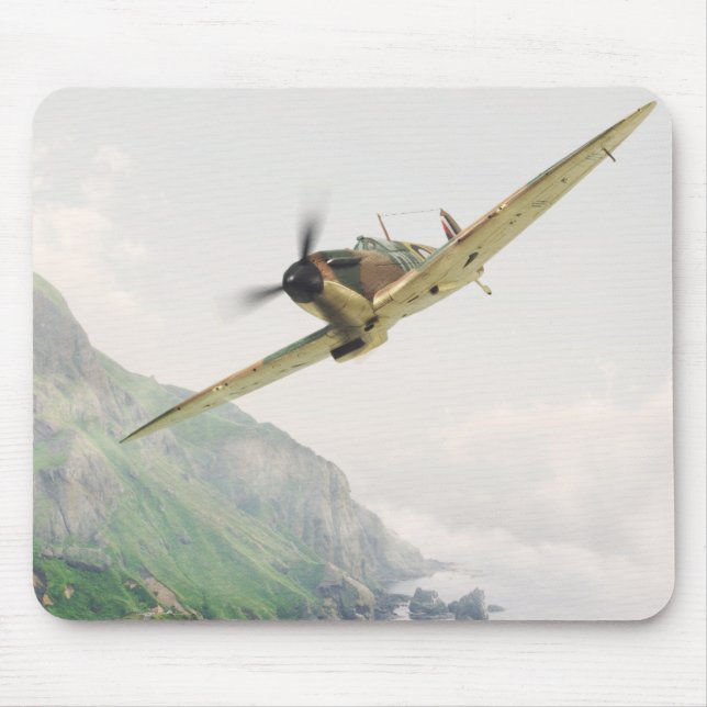 Aviation Art Mousepad "The Spitfire Mk.I" Musmatta (Framsidan)