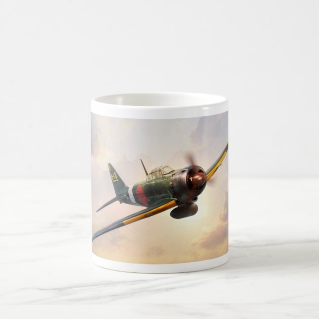 Aviation Art mug "A6M Zero" Kaffemugg (Center)