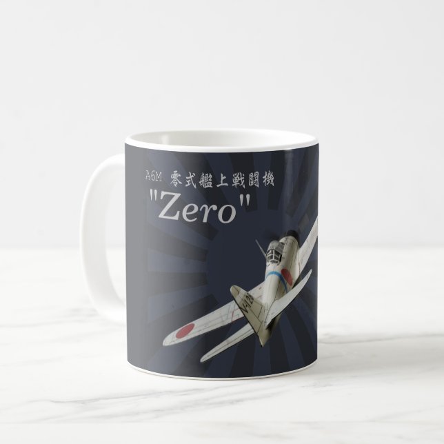 Aviation Art Mug "A6M "Zero" " Kaffemugg (Framsida vänster)