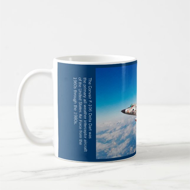 Aviation Art mug "Convair F-106 Delta Dart" Kaffemugg (Vänster)