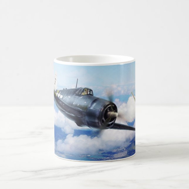 Aviation Art mug "F6F Hellcat" Kaffemugg (Center)