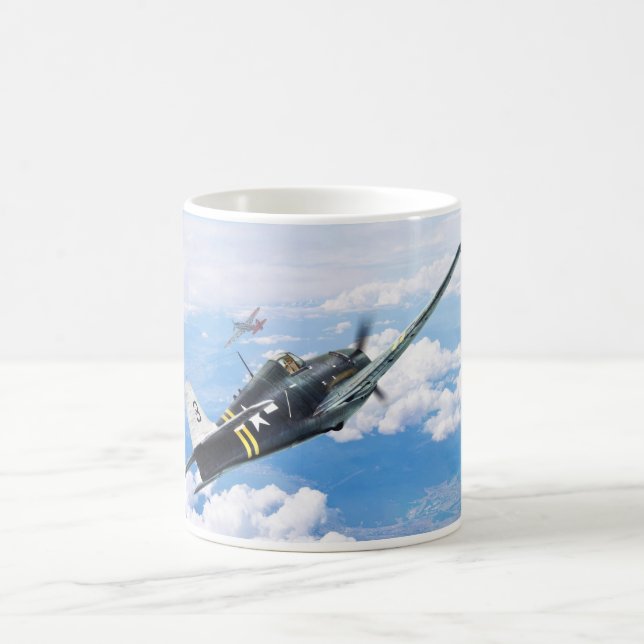 Aviation Art mug "F6F Hellcat" Kaffemugg (Center)