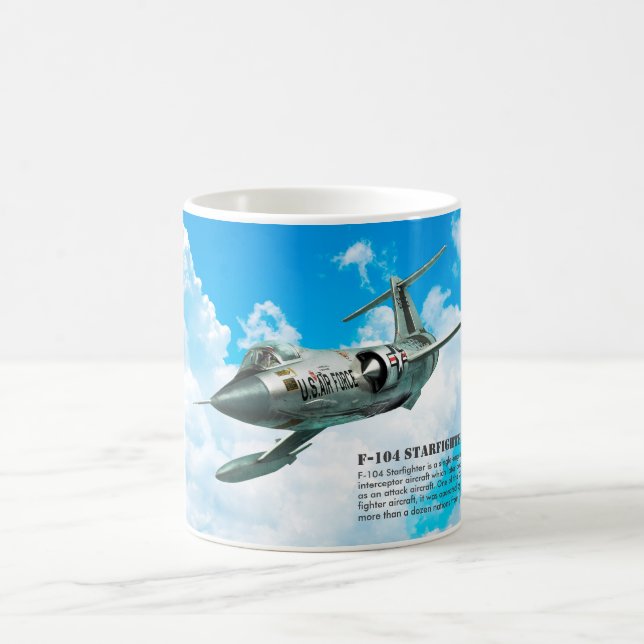 Aviation Art Mug "F-104 Starfighter" Kaffemugg (Center)