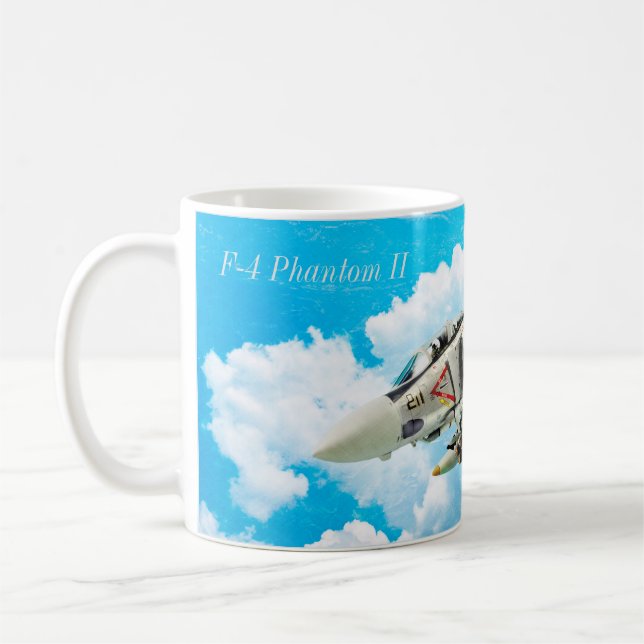 Aviation Art Mug "F-4 Phantom II" Kaffemugg (Vänster)