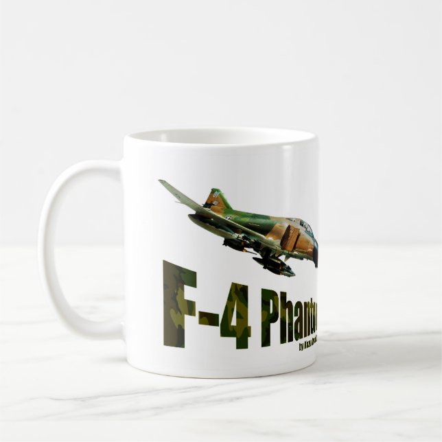 Aviation Art mug "F-4 Phantom II" Kaffemugg (Vänster)