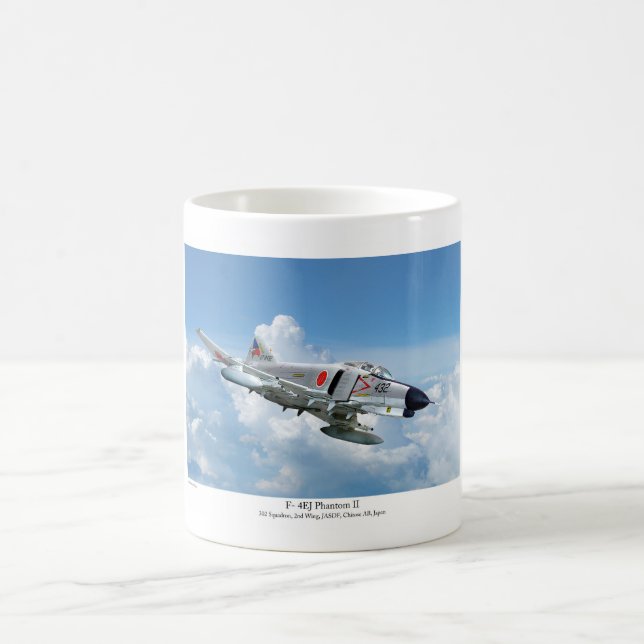 Aviation Art Mug "F- 4EJ Phantom II" Kaffemugg (Center)