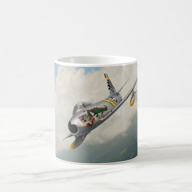 Aviation Art Mug "F-86 Sabre" Kaffemugg (Center)