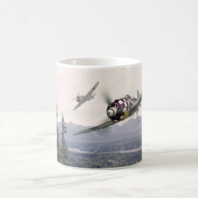 Aviation art mug"Fw190" Kaffemugg (Center)
