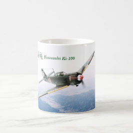Aviation Art Mug "Kawasaki Ki-100 五式戦闘機" Kaffemugg