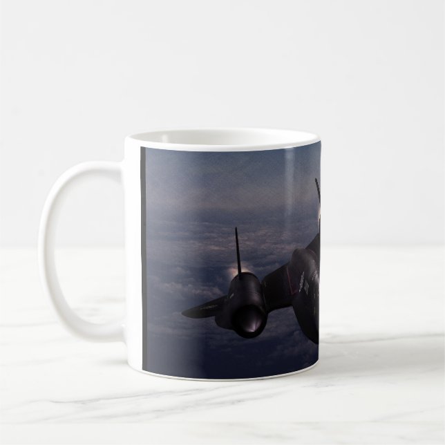 Aviation Art Mug "Lockheed SR-71 Blackbird" Kaffemugg (Vänster)