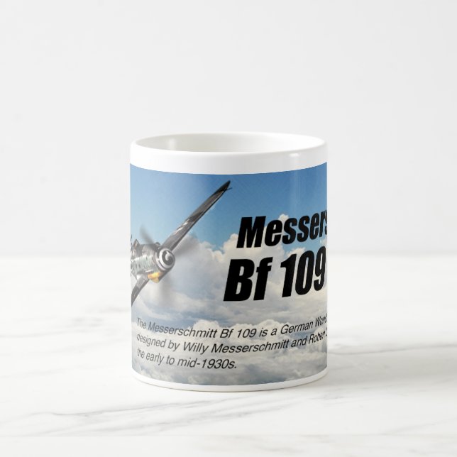 Aviation Art mug "Messerschmitt Bf 109" Kaffemugg (Center)