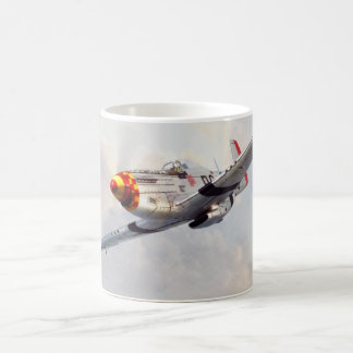 Aviation art mug "P-51D Mustang" Kaffemugg