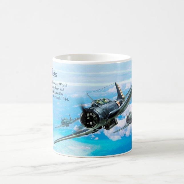 Aviation Art Mug "SBD Dauntless" Kaffemugg (Center)