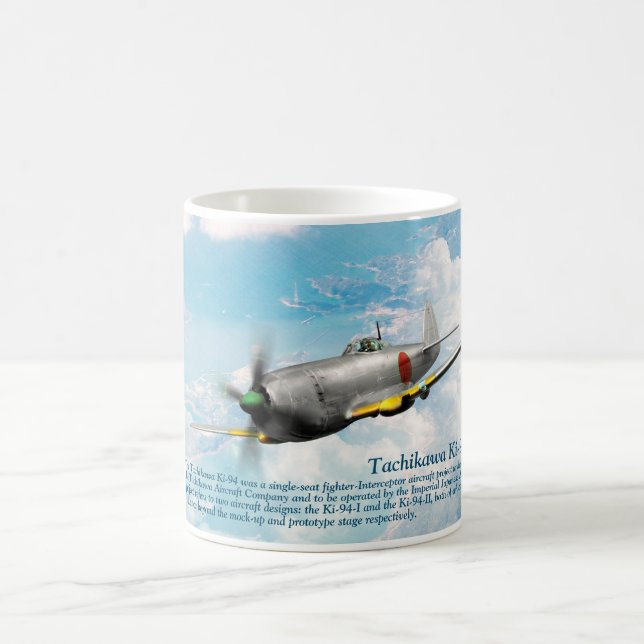 Aviation Art Mug " Tachikawa Ki-94 II " Kaffemugg (Center)