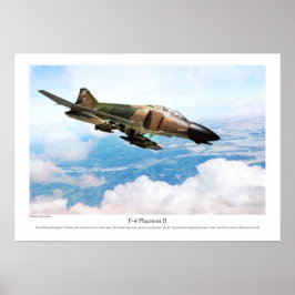 Aviation Art Poster "F-4 Phantom II"