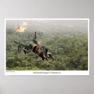 Aviation Art Poster "F-4 Phantom II"