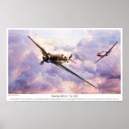 Aviation Art Poster "Focke-Wulf Ta 152"