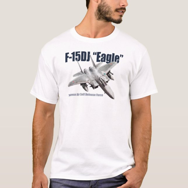 Aviation Art T-shirt “F-15DJ Eagle" (Framsida)