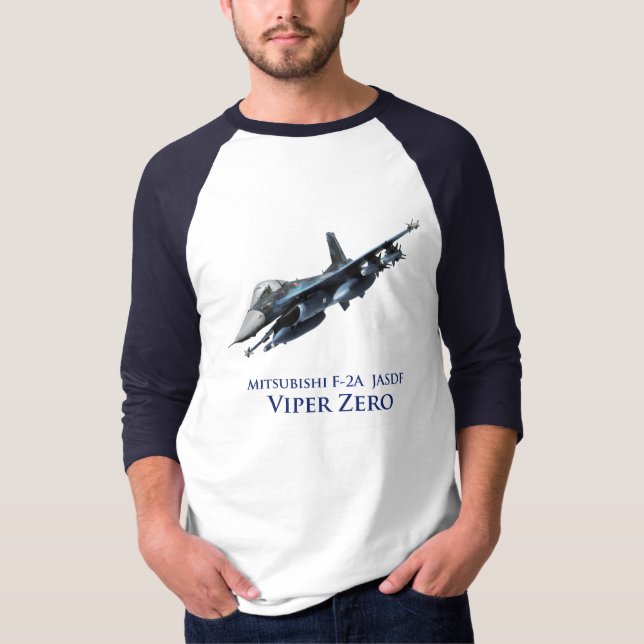 Aviation Art T-shirt "Mitsubishi F-2A" (Framsida)