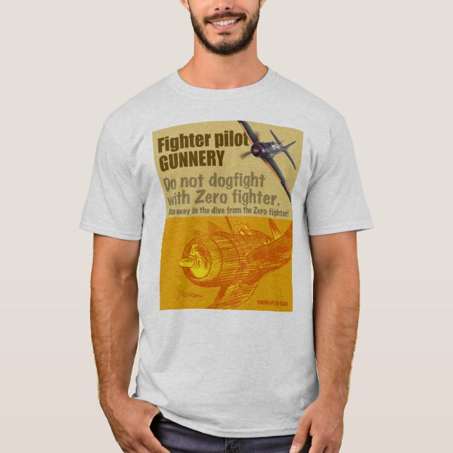 Aviation Art T-shirt “ZERO" (Framsida)