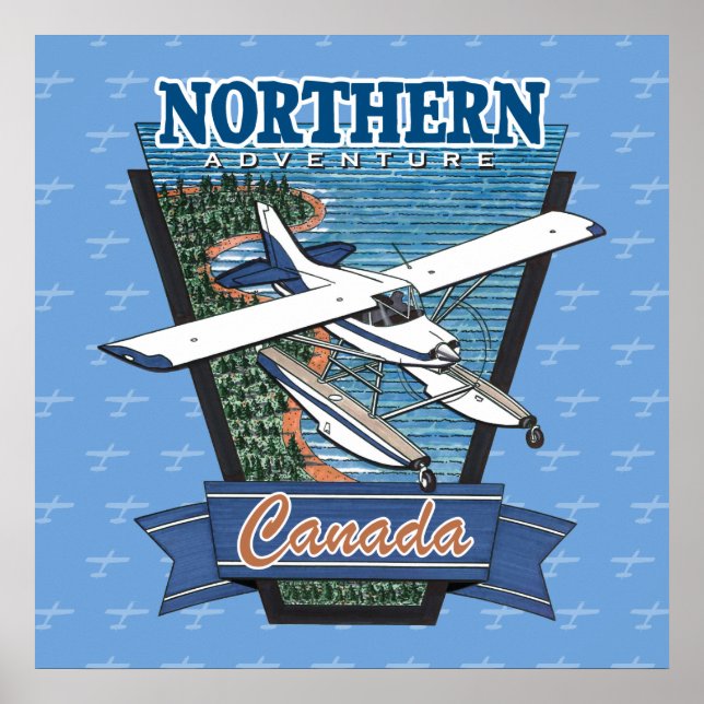 Aviation Canada norra Äventyr Poster (Framsidan)