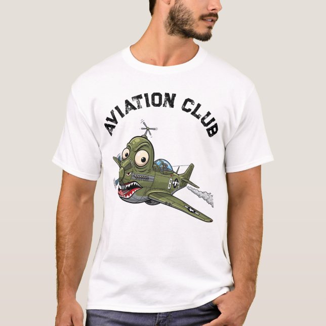 Aviation club t shirt (Framsida)