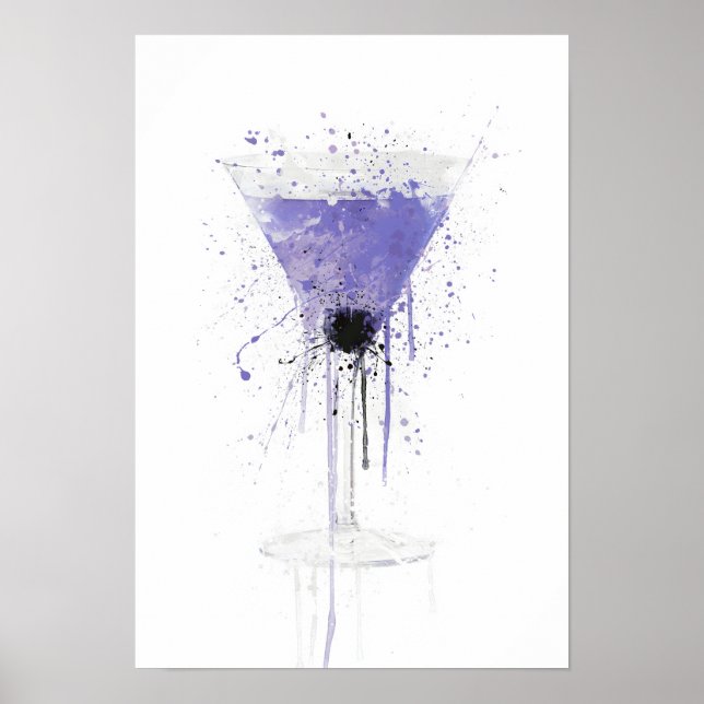 Aviation Cocktail Poster (Framsidan)