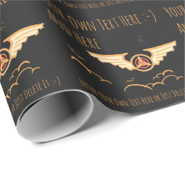 Aviation. Pilot, Aircraft, Airforce Gift Template Presentpapper