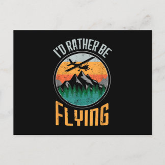 Aviation Quotes Aviation Decor Plane Remote Contro Meddelande Vykort