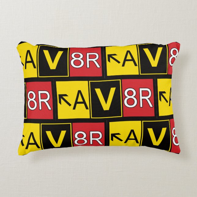 Aviator - AV8R Prydnadskudde (Framsidan)