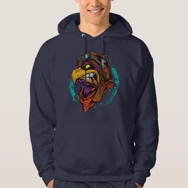 Aviator Eagle Hoodie (Framsida)