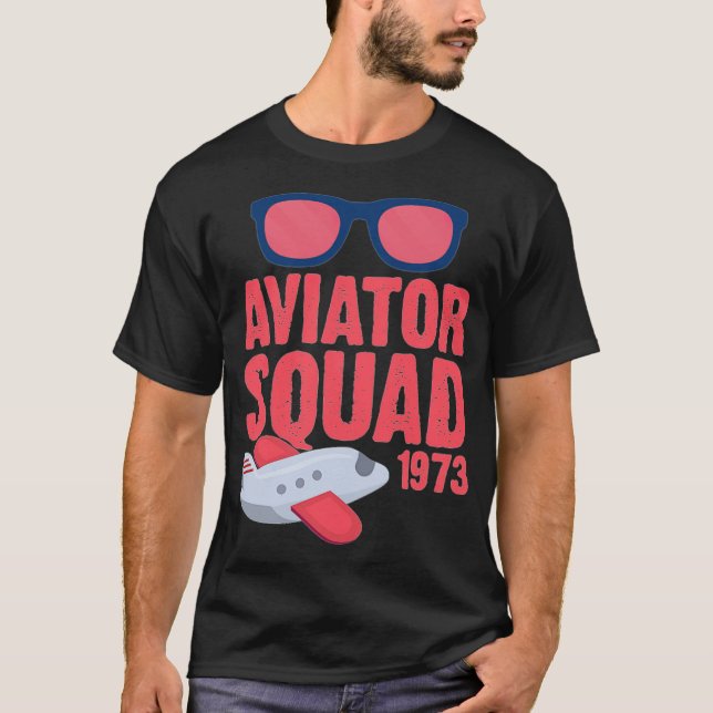 Aviator Squad Sunglasses 1973 animals - T Shirt (Framsida)