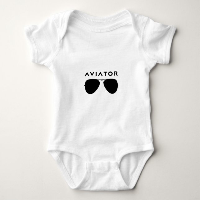 Aviator SUnglasögon Silhouette T-shirt (Framsida)