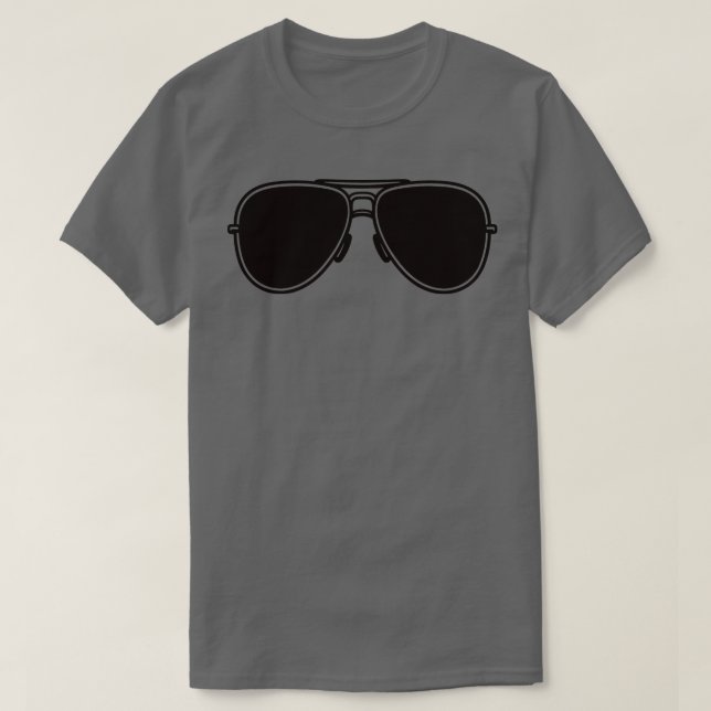Aviator Sunglass T Shirt (Design framsida)