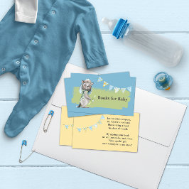 Aviator Varg Baby Shower Bokar för Baby Visitkort