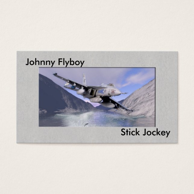 Aviator Visitkort (Framsidan)