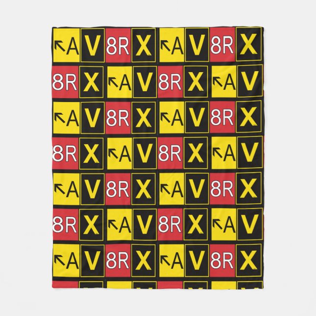 Aviatrix - AV8RX - Fleecefilt (Framsidan)