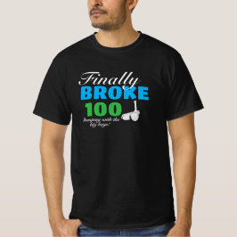Avid golfer träffar idrottsevenemang t shirt