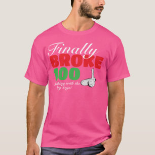 Avid golfer träffar idrottsevenemang t shirt